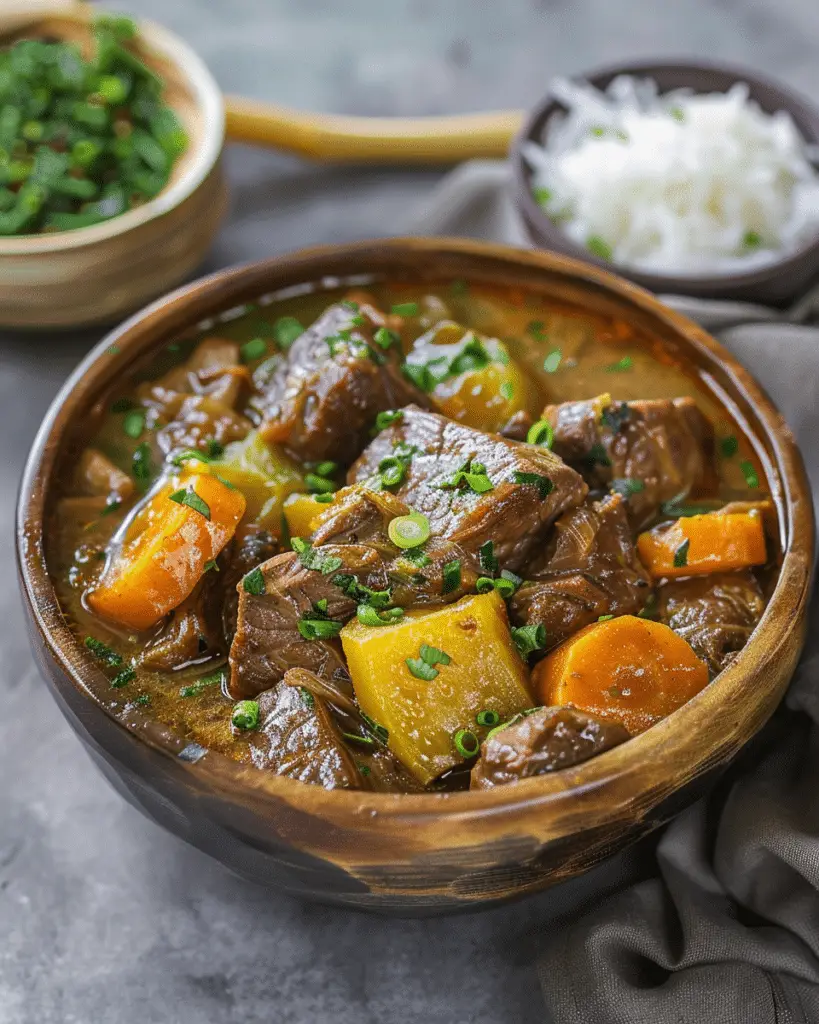 Nilagang Baka (Filipino Beef Stew)