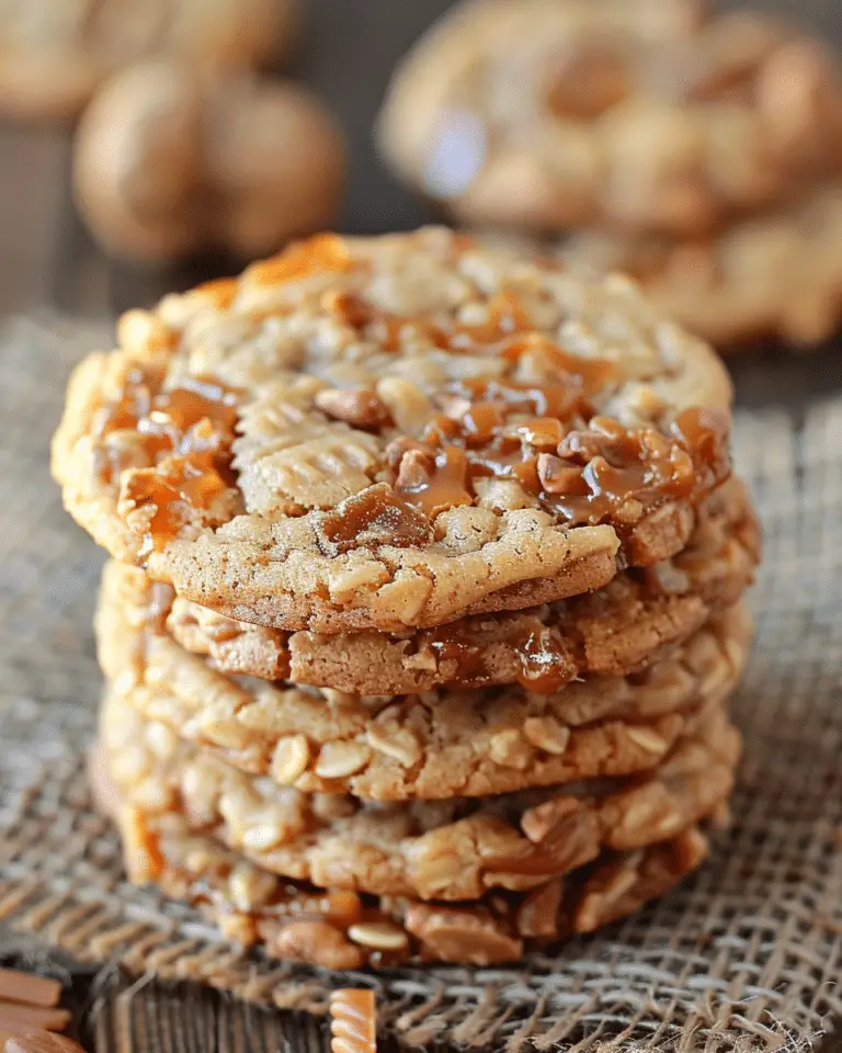 Butterfinger Caramel Crunch Cookies