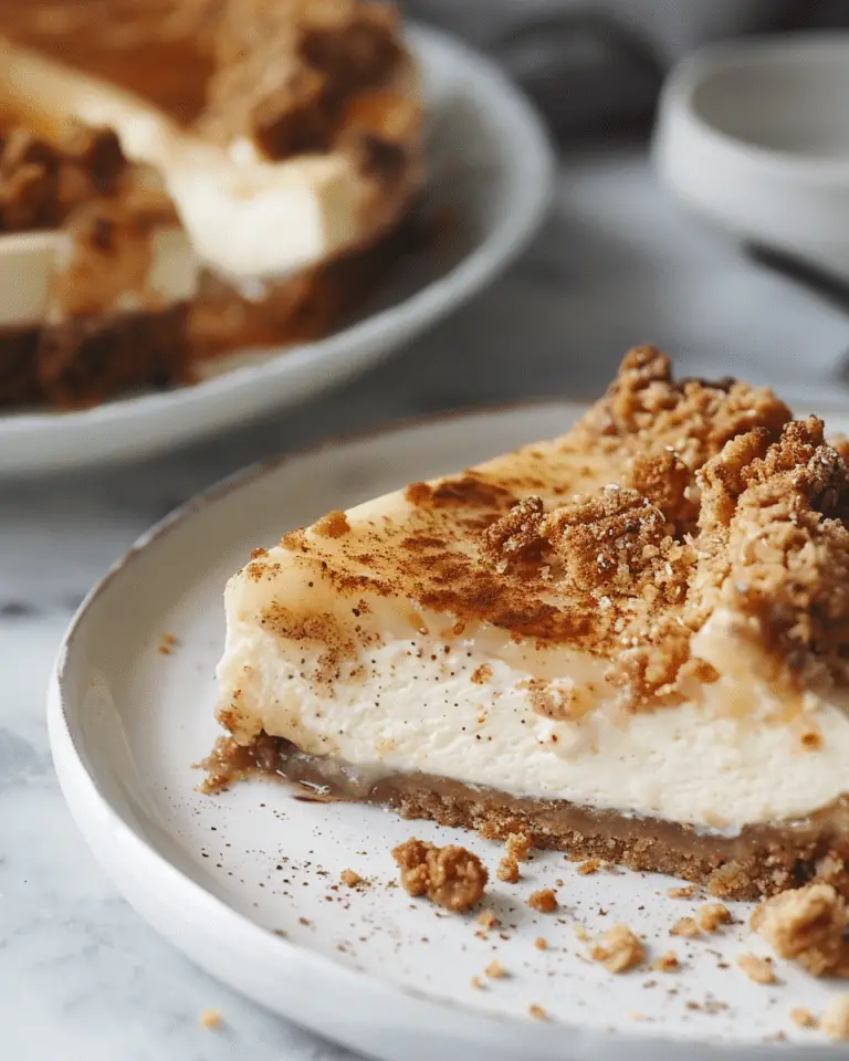 Apple Crisp Cheesecake