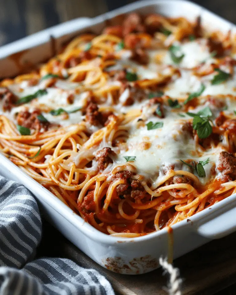 Favorite Baked Spaghetti
