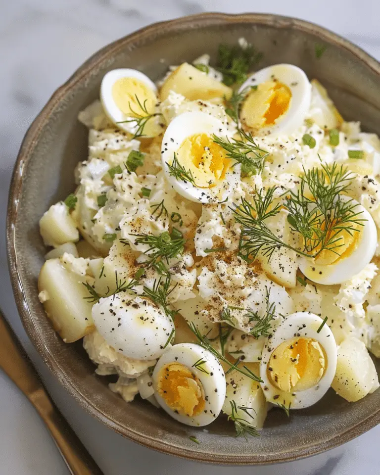 Creamy Potato and Egg Salad