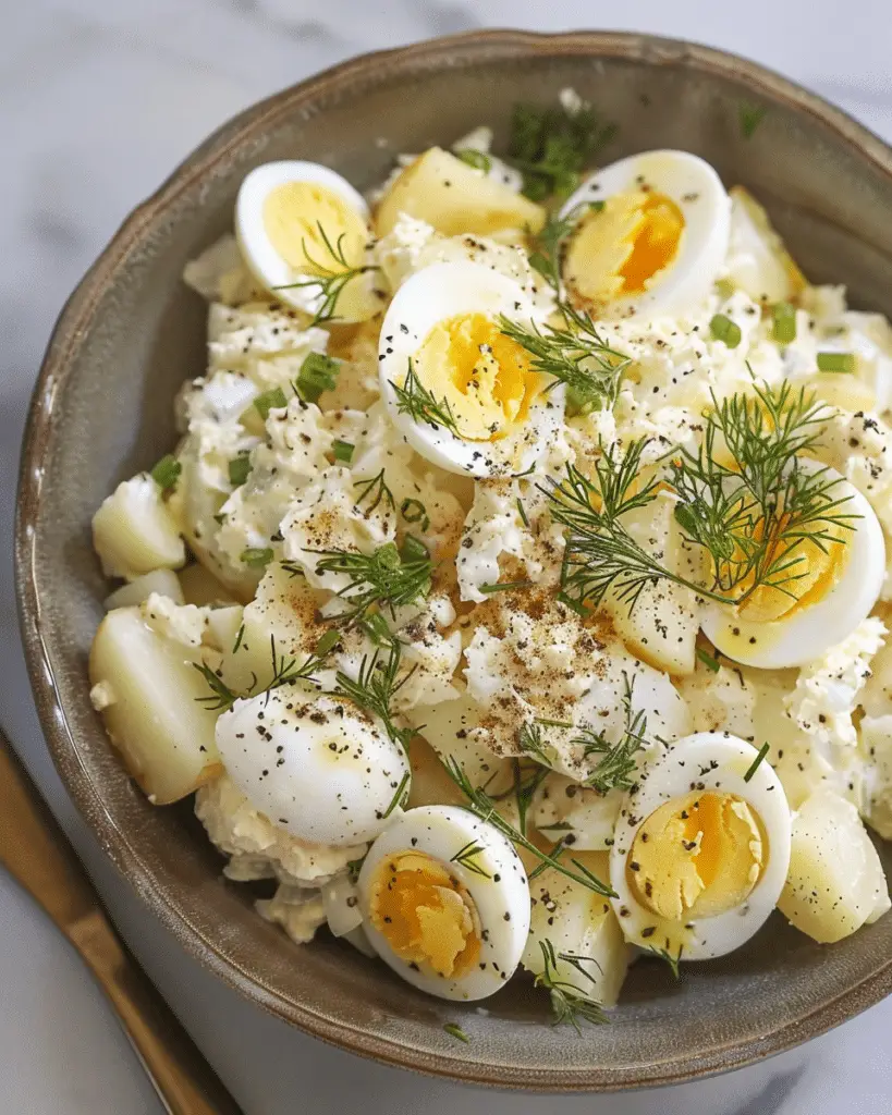 Creamy Potato and Egg Salad
