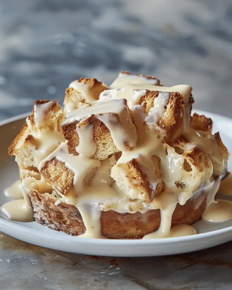 Best Bread Pudding with Vanilla Sauce