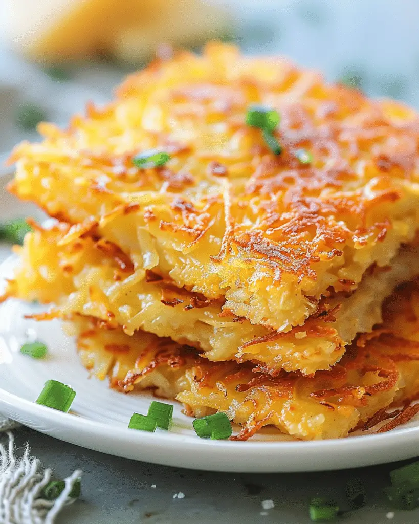 Crispy Cheesy Hash Browns