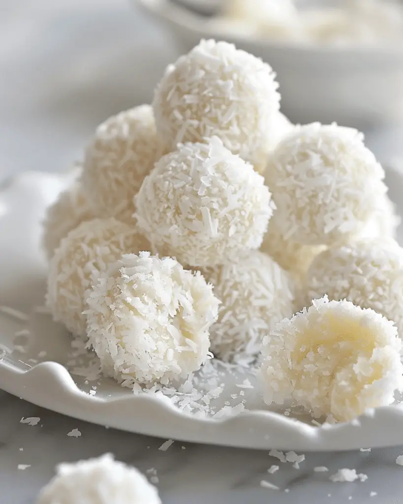 Sweetened Condensed Milk Snowballs