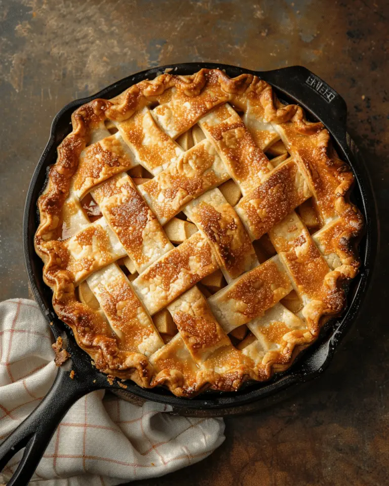 Grandma’s Iron Skillet Apple Pie
