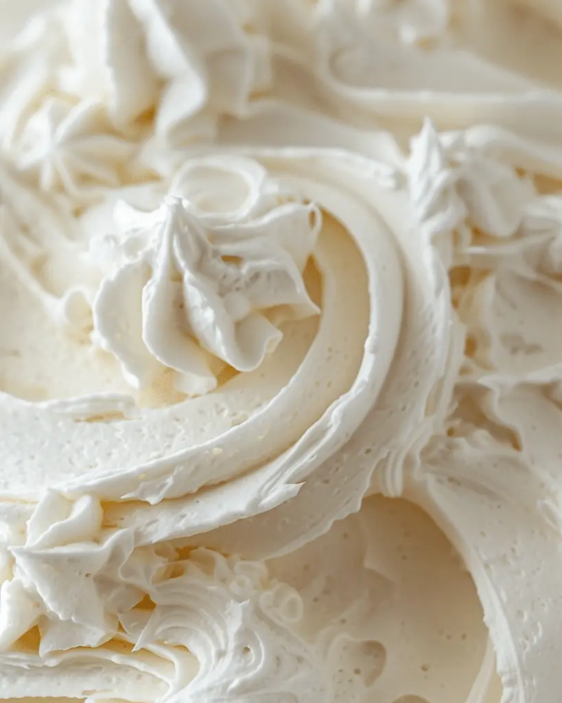 Marshmallow Vanilla Buttercream Frosting