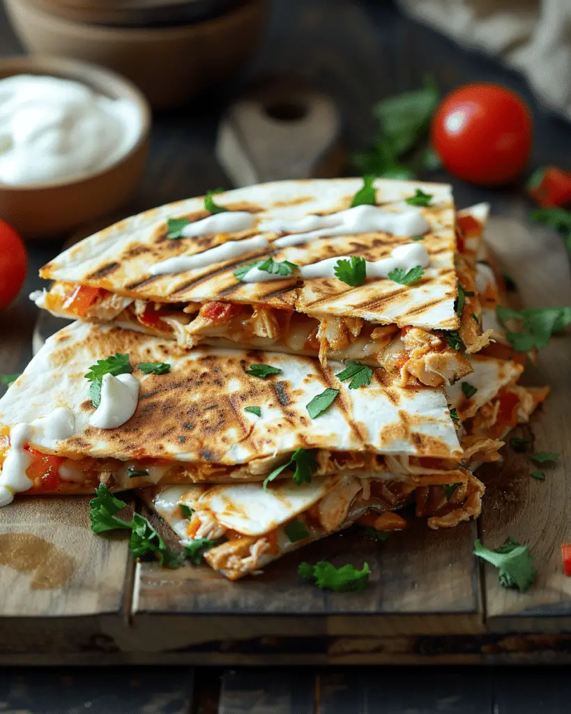 Easy Chicken Quesadilla
