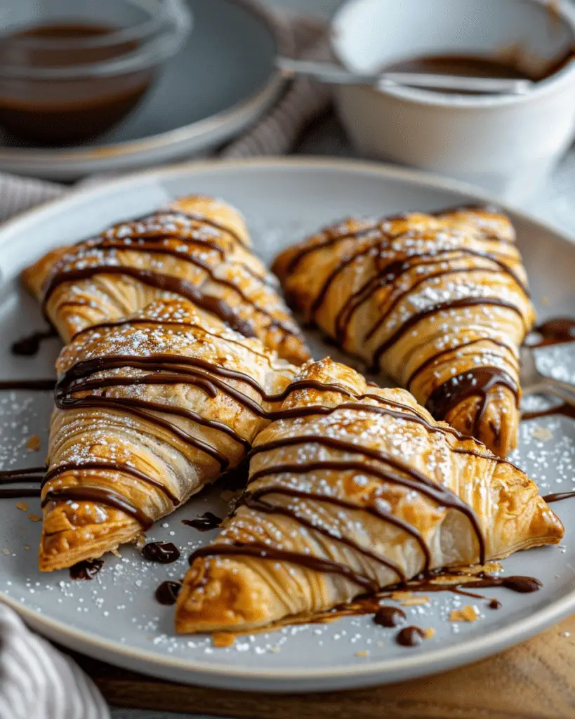 Air Fryer Nutella Mini Turnovers