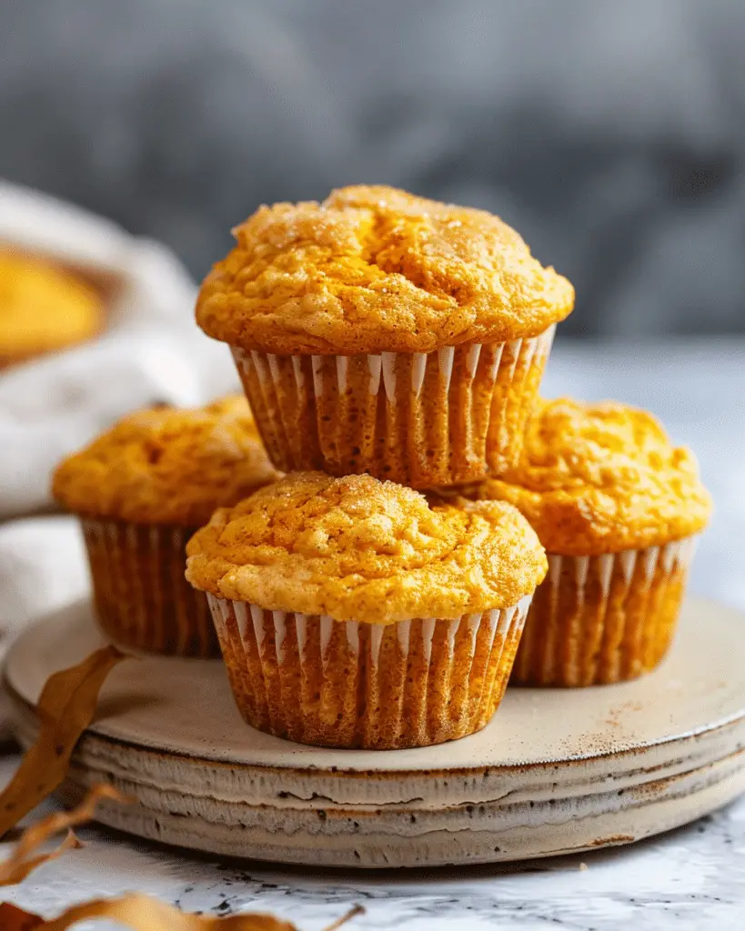 Pumpkin Spice Cottage Cheese Protein Muffins