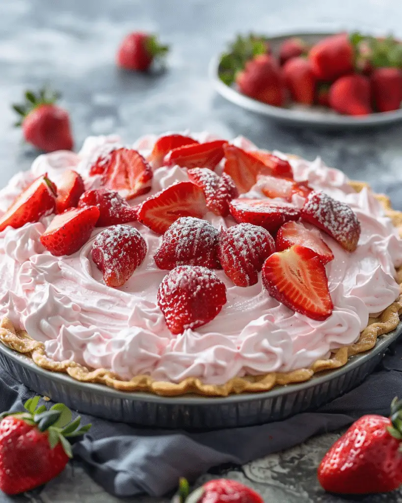 Vegan Strawberry Cream Pie