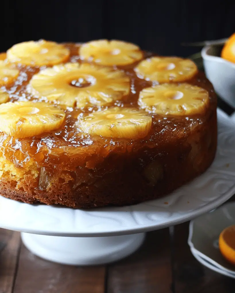 Vegan Pineapple Upside Down Cake