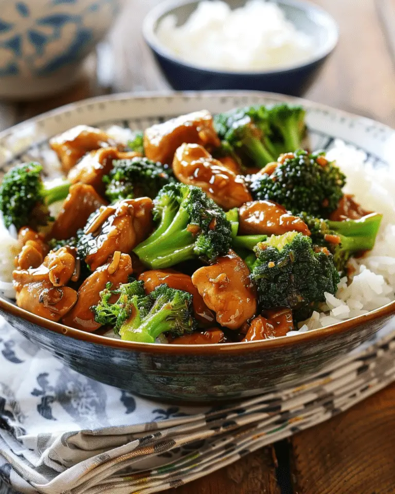 Chinese Chicken and Broccoli