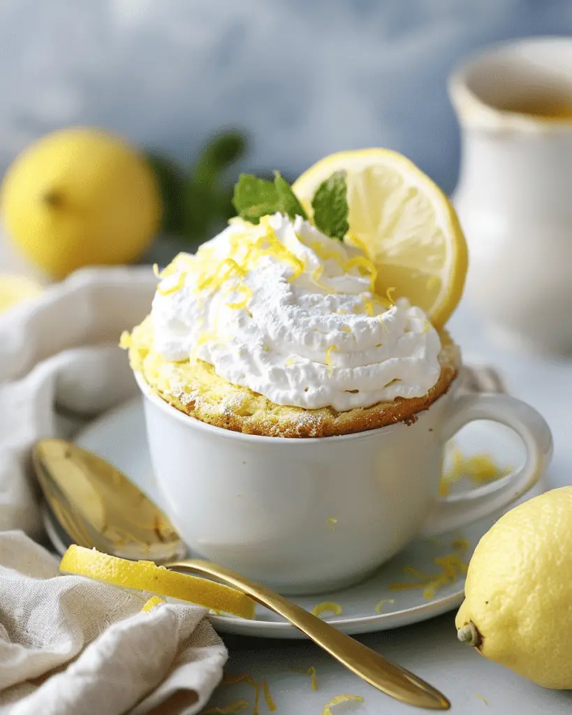 Lemon Mug Cake