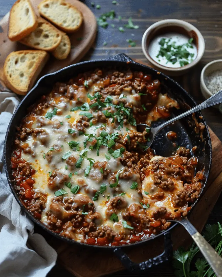 Sloppy Joe Skillet Dinner