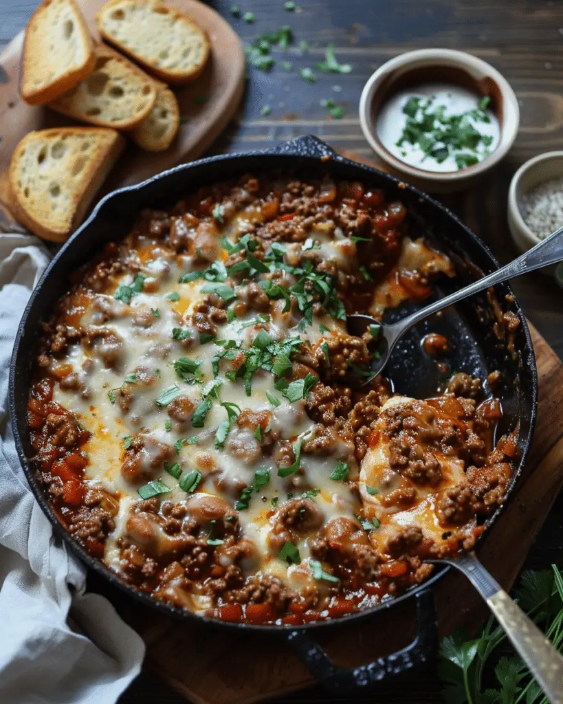 Sloppy Joe Skillet Dinner