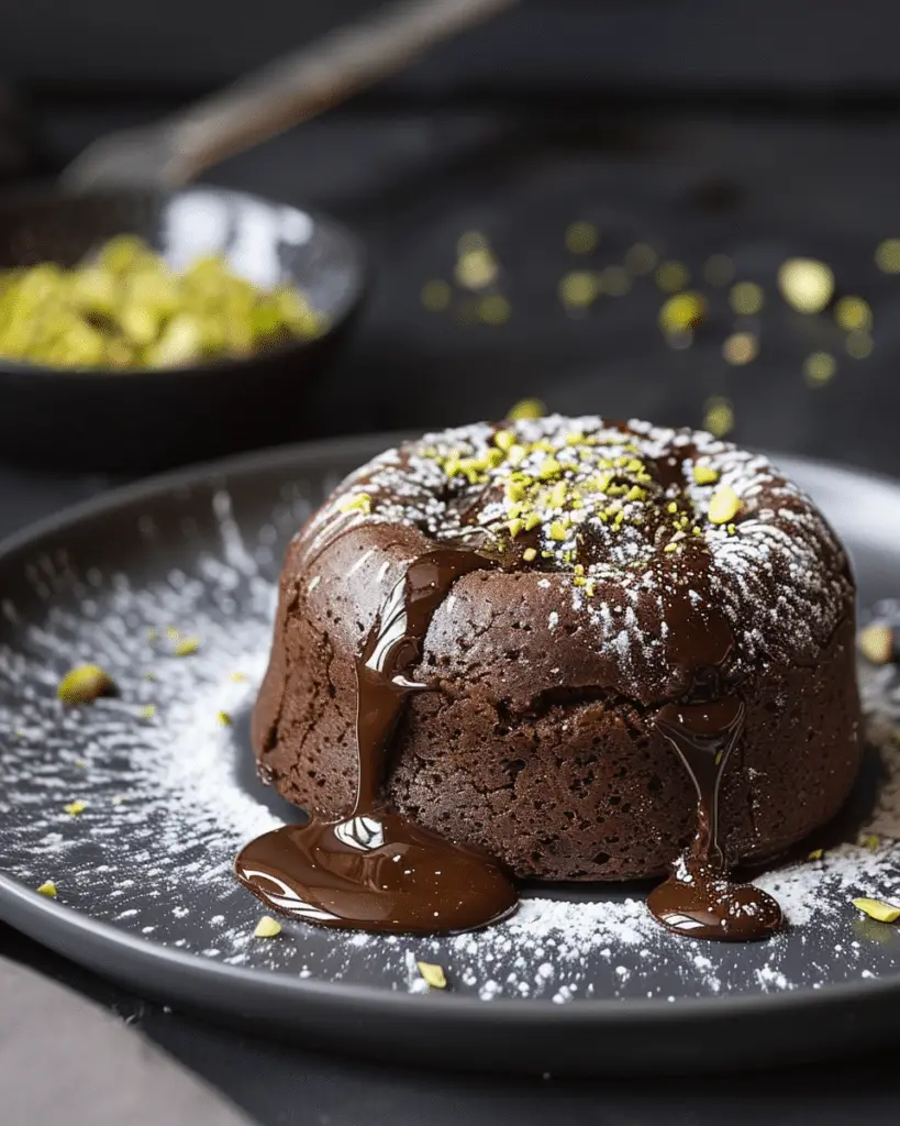 Best  Pistachio Chocolate Lava Cakes That Melt From the Middle