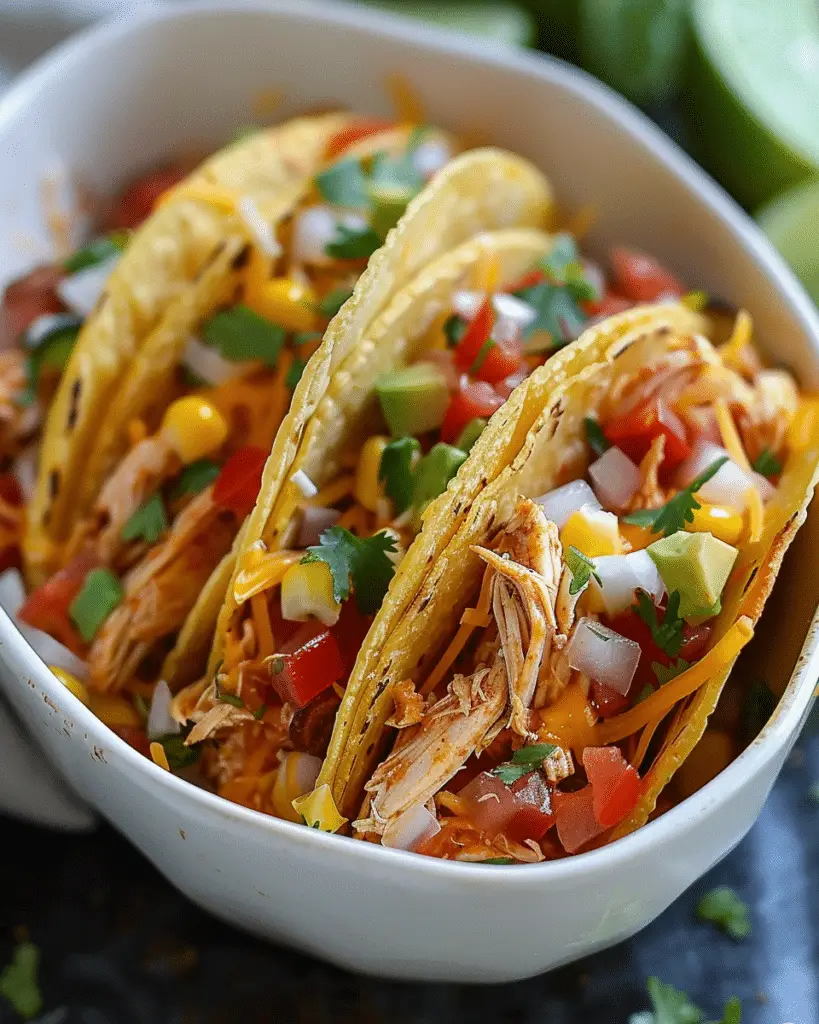 Crockpot Chicken Tacos