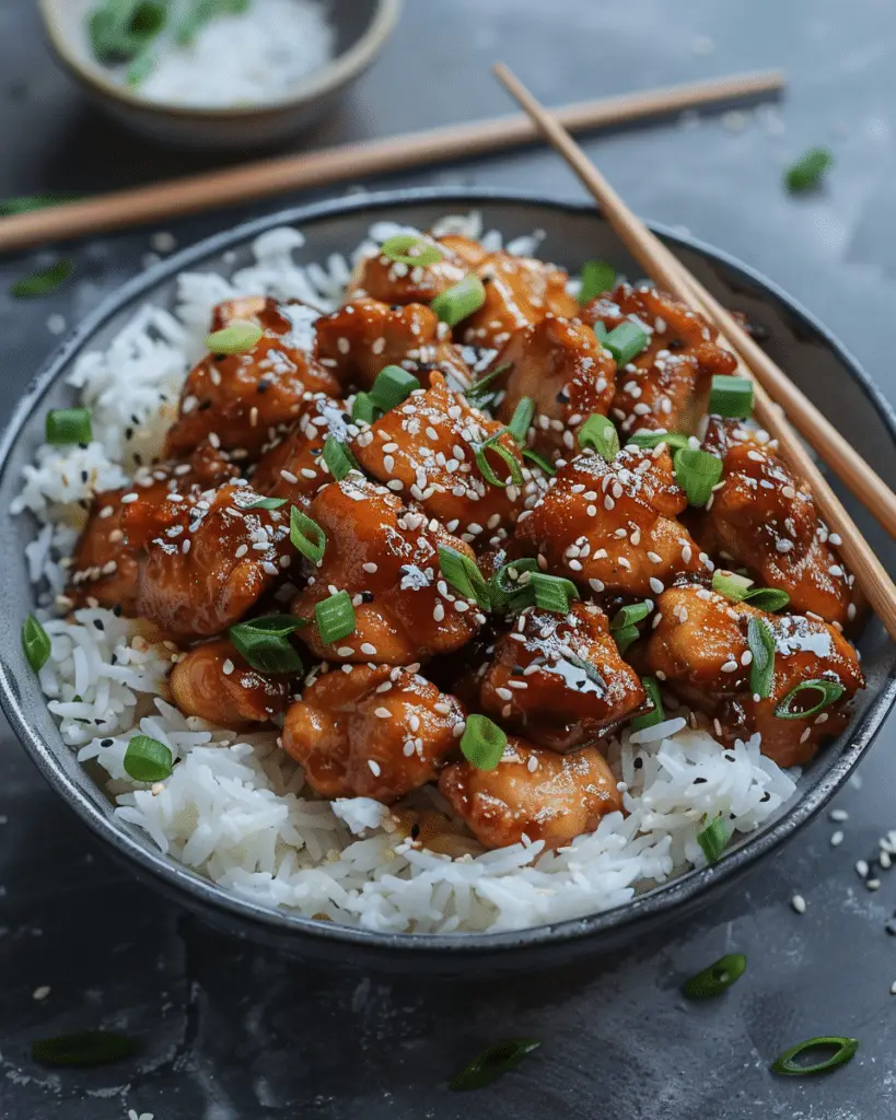 Healthy Sesame Chicken