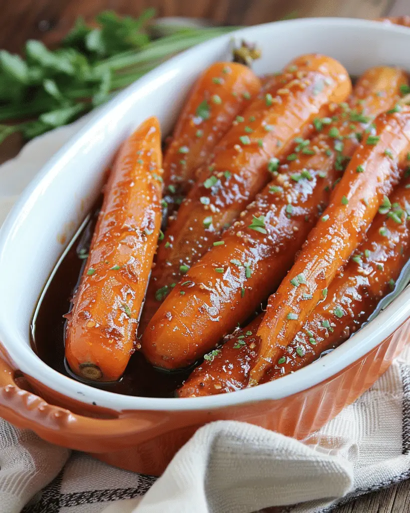 Oven‑Roasted Brown Sugar Honey Glazed Carrots