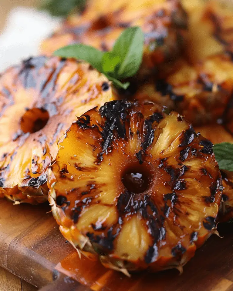 Brown Sugar Grilled Pineapple
