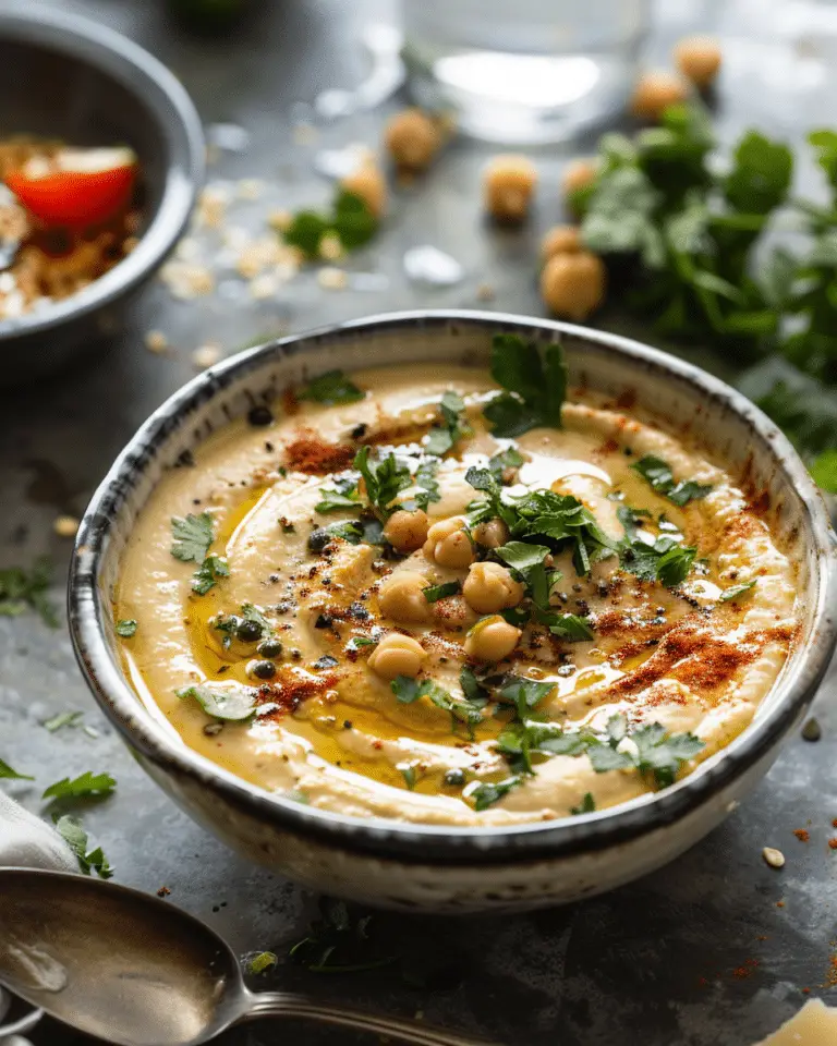Hummus Soup Recipe