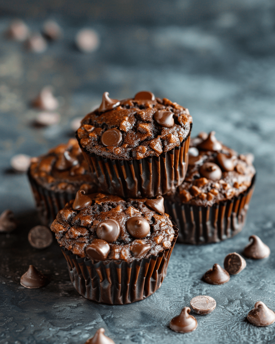 Best  Chocolate Chip Zucchini Muffins