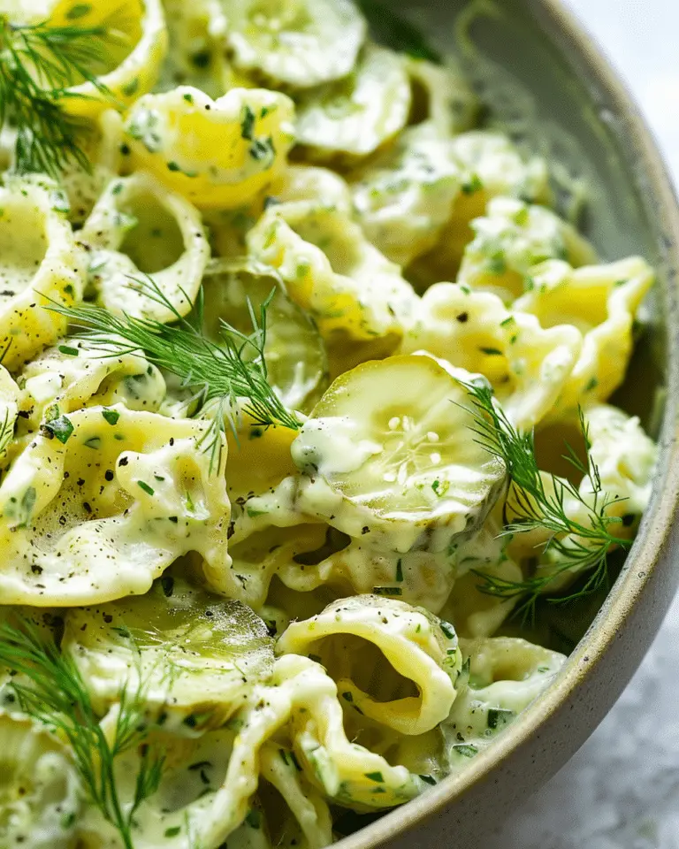 Eazy Dill Pickle Pasta Salad