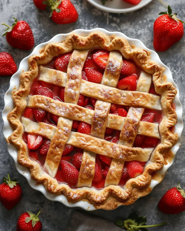 Easy Strawberry Pie Recipe
