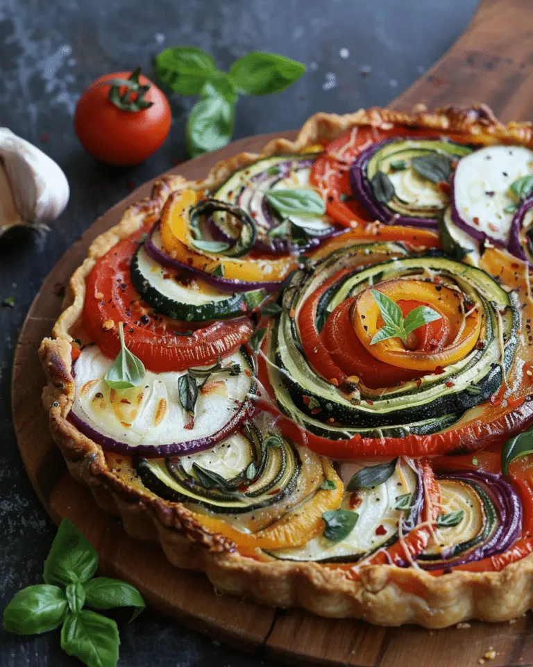 Spiral Vegetable Tart
