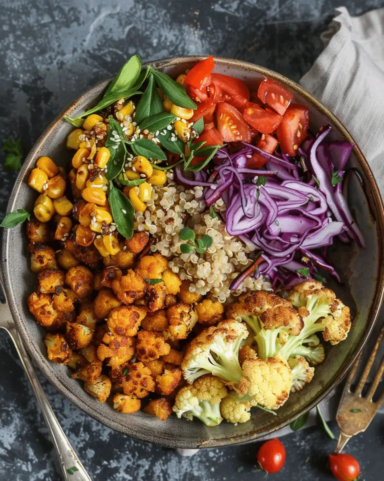 Cauliflower and Quinoa Power Bowls