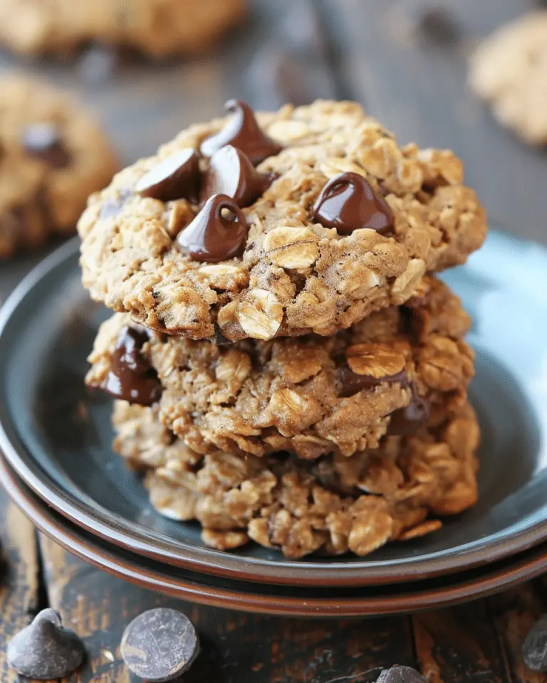 Zucchini Oatmeal Chocolate Chip Cookies