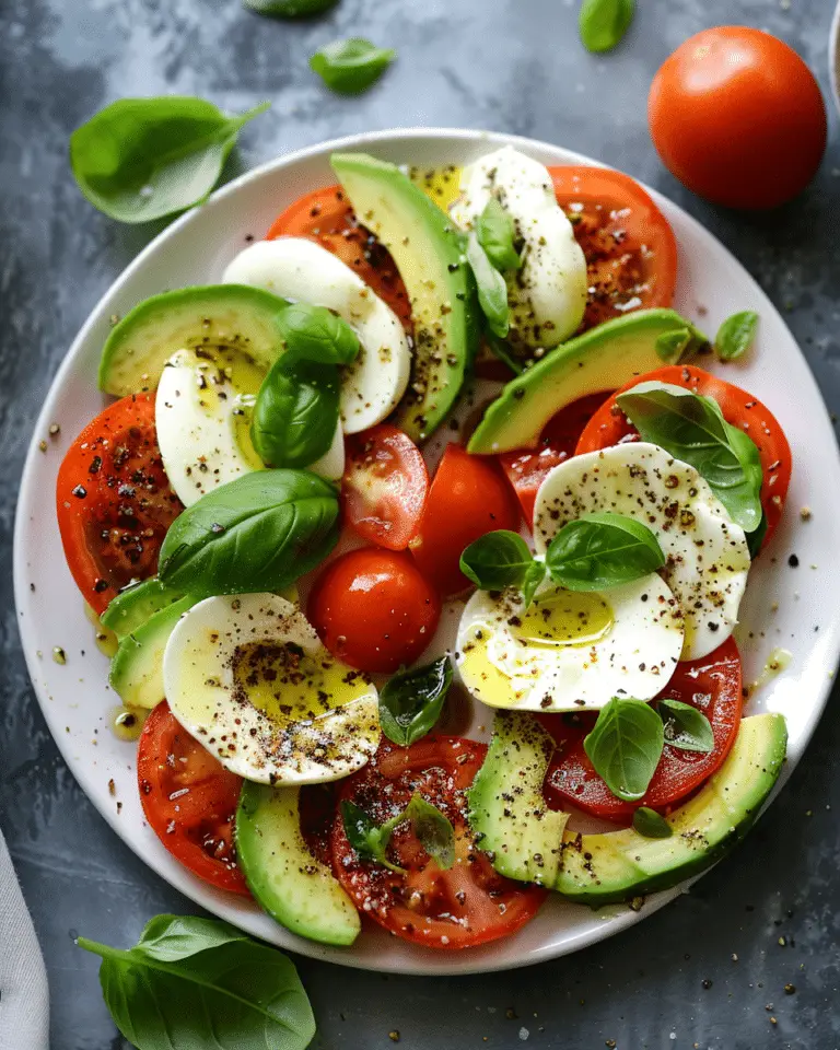 Avocado Caprese Salad