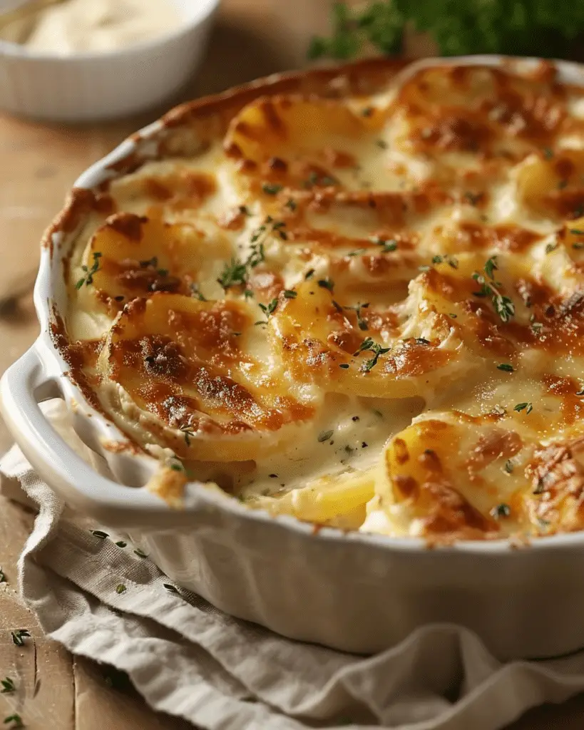 Easy Creamy Scalloped Potatoes