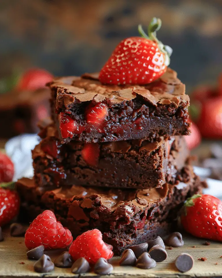 Best  Strawberry Brownies