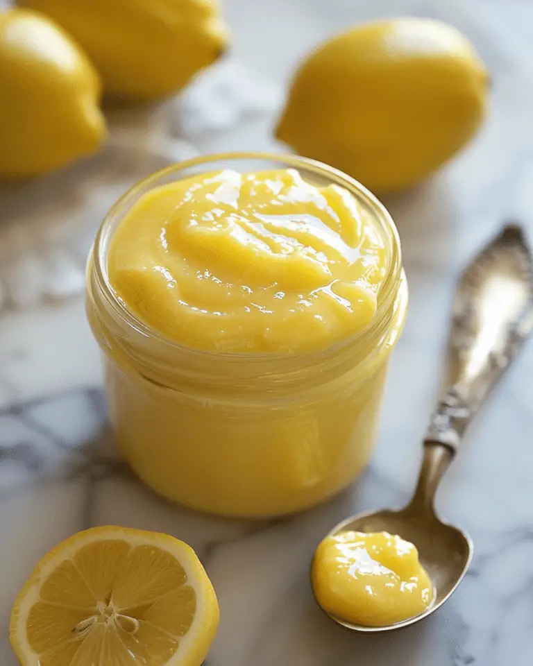 Homemade Microwave Lemon Curd