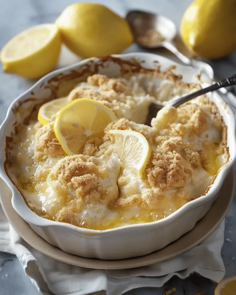 Lemon Cobbler Recipe