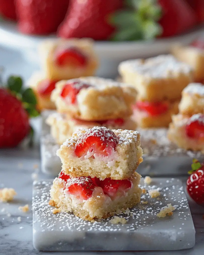 Strawberry Shortbread Bites: A Sweet, Elegant Treat for Any Occasion