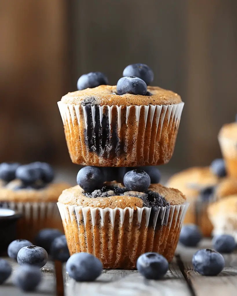Homemade Blueberry Protein Muffins