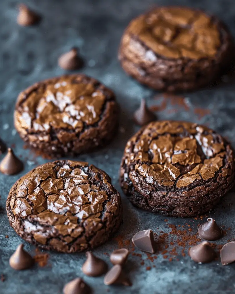Fudgy Cosmic Brownie Cookies