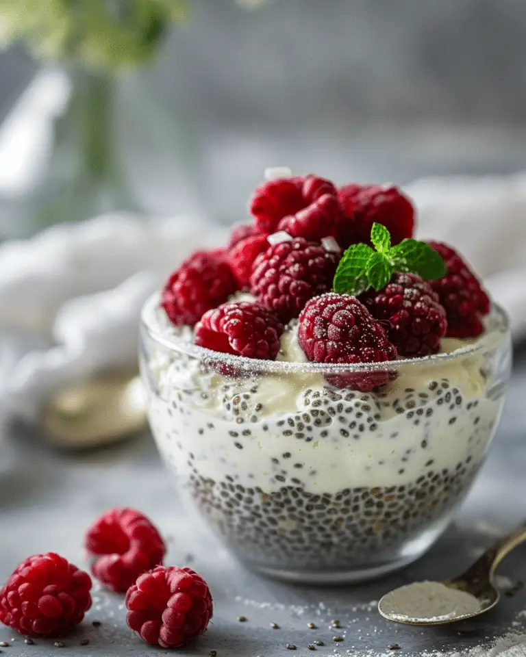 Easy Greek Yogurt Chia Seed Pudding