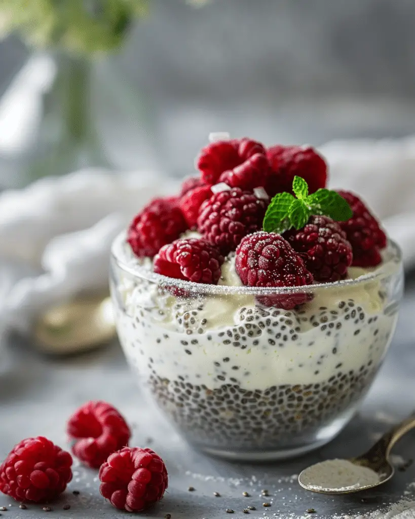 Easy Greek Yogurt Chia Seed Pudding