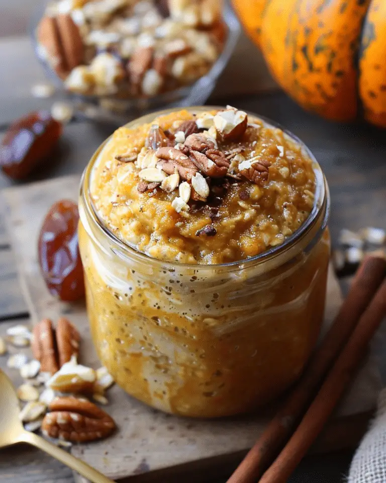 Pumpkin-Date Overnight Oats: A Delicious, Nutritious Breakfast
