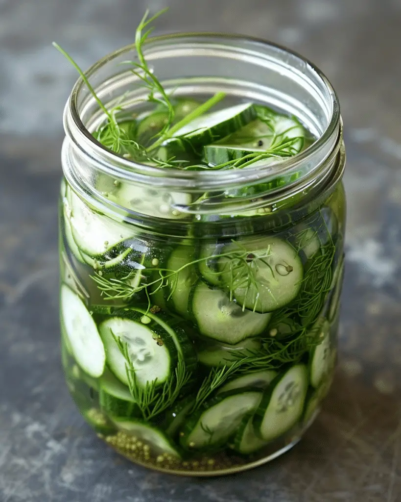 Quick & Easy Refrigerator Pickles