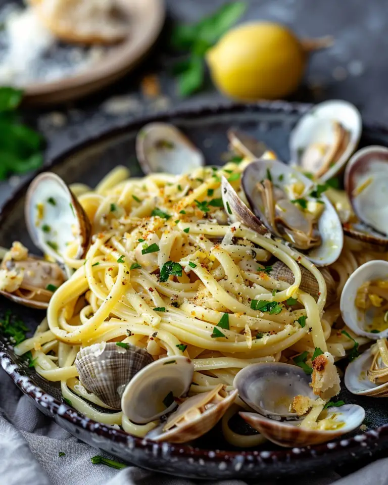 Classic Linguine with White Clam Sauce