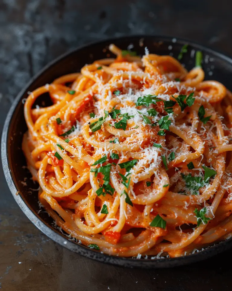 Roasted Red Pepper Pasta