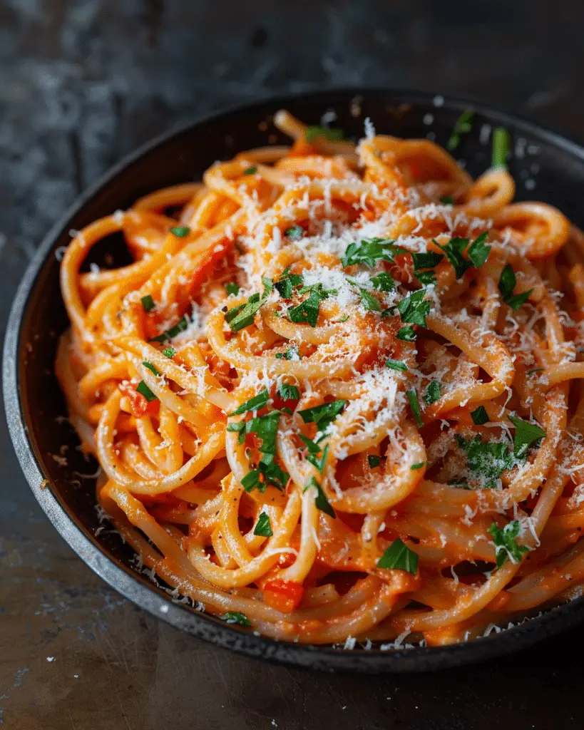 Roasted Red Pepper Pasta