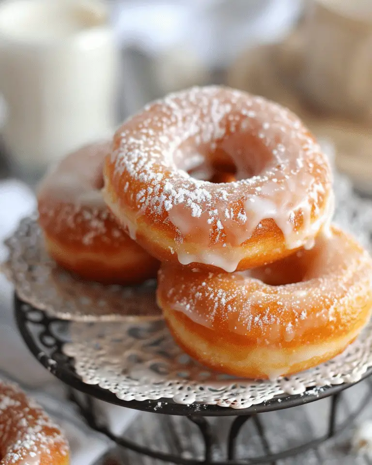 Glazed Donuts with Milk Bread Dough