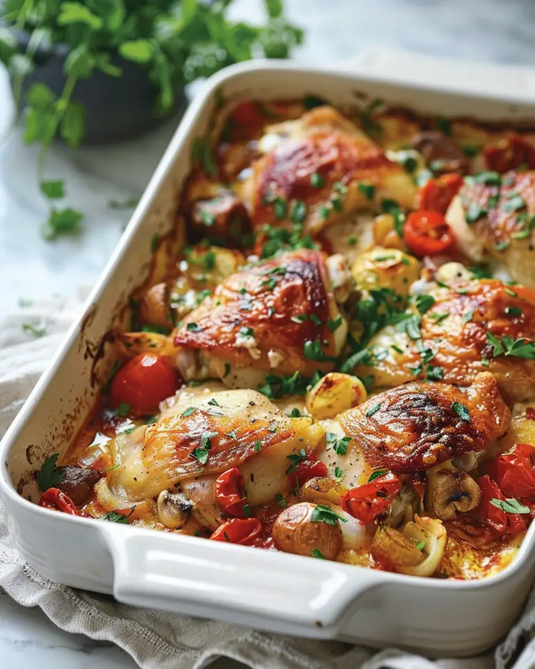 Tasty Chicken Thigh Casserole