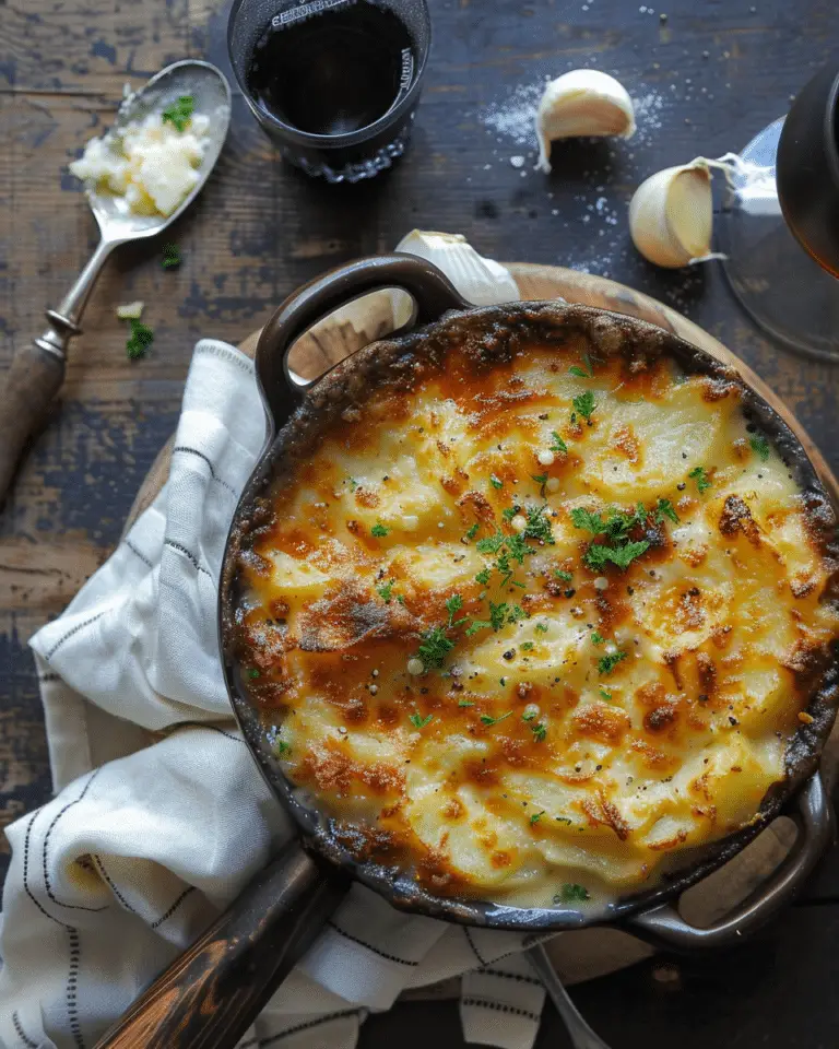 Garlic Potato Gratin
